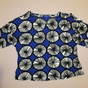 Marimekko for Target Circular Pattern Top Sz XS